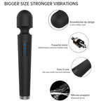 ARMONY - X POWER GRAN MASAJEADOR Y VIBRADOR 7 VIBRACIONES NEGRO