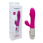ARMONY - ABBY VIBRATORE & STIMOLATORE 16 VELOCITÀ ROSA