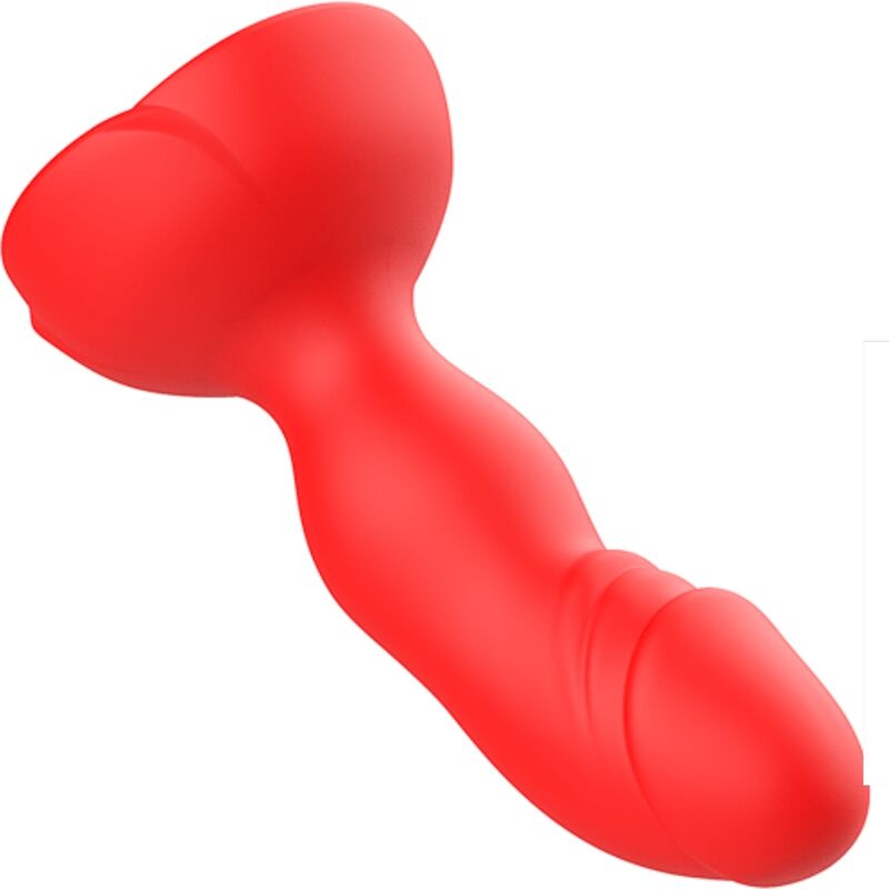 ARMONY - VIBRADOR EXTREME A BLOOM ROSA Y ANAL PLUG CON MANDO A DISTANCIA ROJO