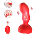 ARMONY - VIBRADOR EXTREME A BLOOM ROSA Y ANAL PLUG CON MANDO A DISTANCIA ROJO