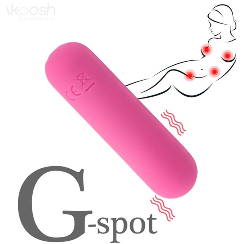 ARMONY - SPLASH HAHA VIBRADOR BALA SILICONA 10 VIBRACIONES 7,5 X 1,9 CM ROSA