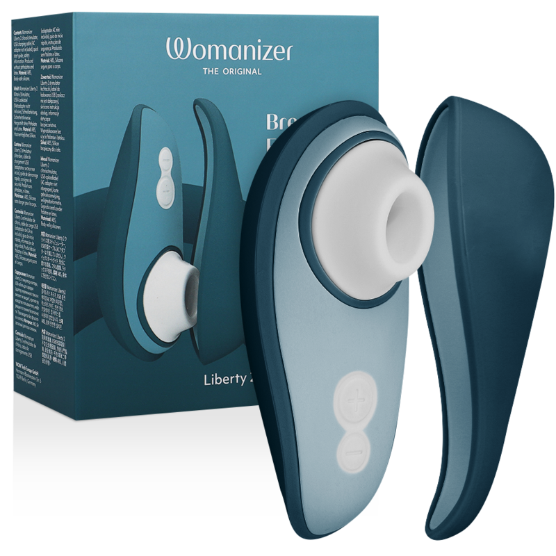 WOMANIZER - LIBERTY 2 CLITORAL STIMULATOR AND SUCTION BLUE