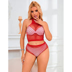 SUBBLIME - 952402 COMPLETO IN RETE CON LOSANGHE ROSA TAGLIA UNICA