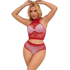 SUBBLIME - 952402 COMPLETO IN RETE CON LOSANGHE ROSA TAGLIA UNICA