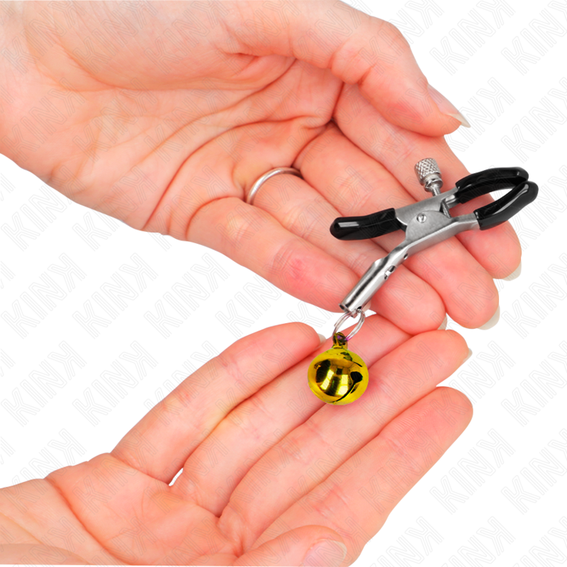 KINK - GOLD BELL NIPPLE CLAMP 6 CM