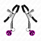 KINK - PINZA PER TETTIZZA A CAMPANA SINGOLA VIOLA 6 CM
