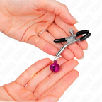 KINK - PINZA PER TETTIZZA A CAMPANA SINGOLA VIOLA 6 CM