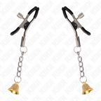 KINK - PINZAS PARA PEZONES COLGANTE CAMPANA ORO 6 CM