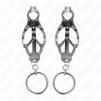 KINK - ABRAZADERAS PARA TELÉFONO TRÉBOL JAPONÉS O-RING PLATA