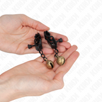KINK - PINZAS PARA PEZONES ESTILO CAMPANA NEGRAS 7 CM