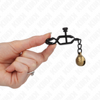 KINK - PINZAS PARA PEZONES ESTILO CAMPANA NEGRAS 7 CM
