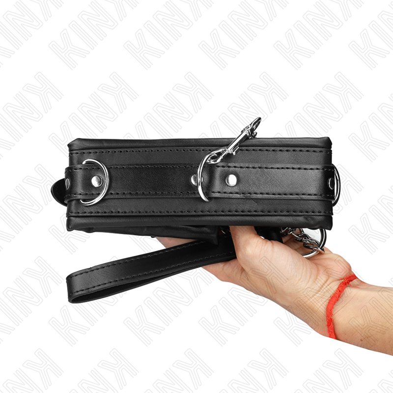 KINK - COLLARE PESANTE CON CINTURA 65 CM MODELLO 4 REGOLABILE 36,5-50 CM