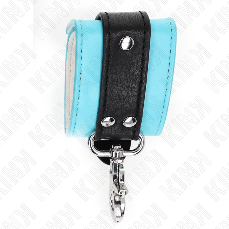 KINK - MANETTE BLOCCABILI PREMIUM NERO / BLU REGOLABILI 21-28 CM X 5,5 CM