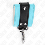 KINK - MANETTE BLOCCABILI PREMIUM NERO / BLU REGOLABILI 21-28 CM X 5,5 CM