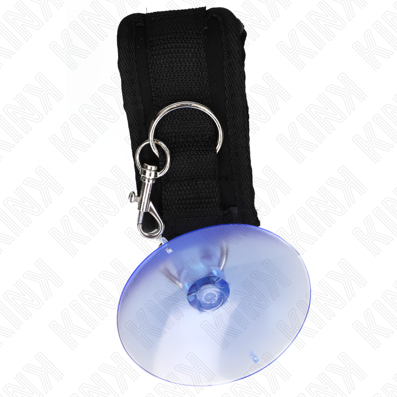 KINK - BLACK SUCTION CUP HANDCUFFS 29-40 CM X 5 CM