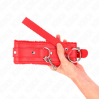 KINK - COLLAR CON CORREA DE 65 CM CON RESTRICCIONES ROJO 36-42 CM X 5,5 CM
