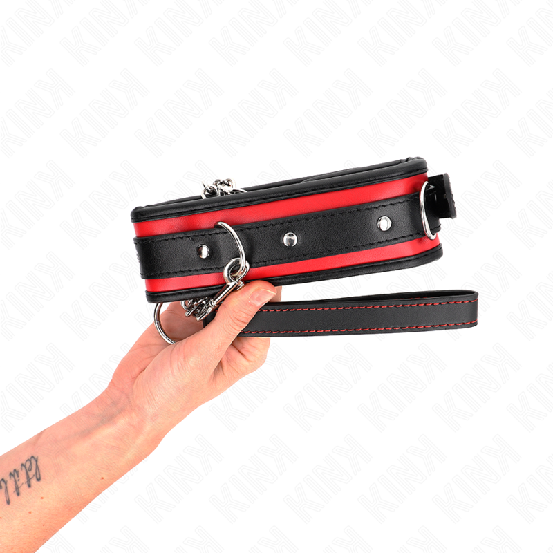 KINK - COLLARE PESANTE CON CINTURA 65 CM MODELLO 2 REGOLABILE 36,5-50 CM