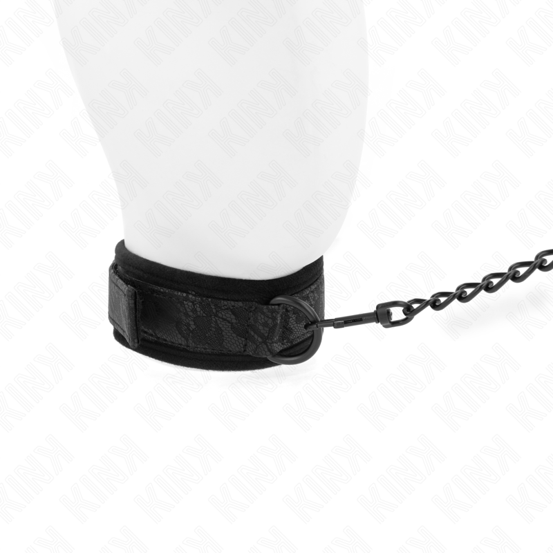 KINK - COLLARE MODELLO BASIC CON GUINZAGLIO 77 CM MODELLO 5 REGOLABILE 34-54 CM X 5 CM