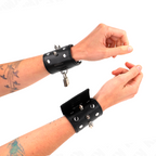 KINK - PUNK HANDCUFFS WITH SPIKES 25 X 6 CM