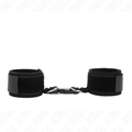 KINK - MUÑEQUERA DE NEOPRENO CON CORREAS Y HEBILLAS NEGRA AJUSTABLE 22-34 CM