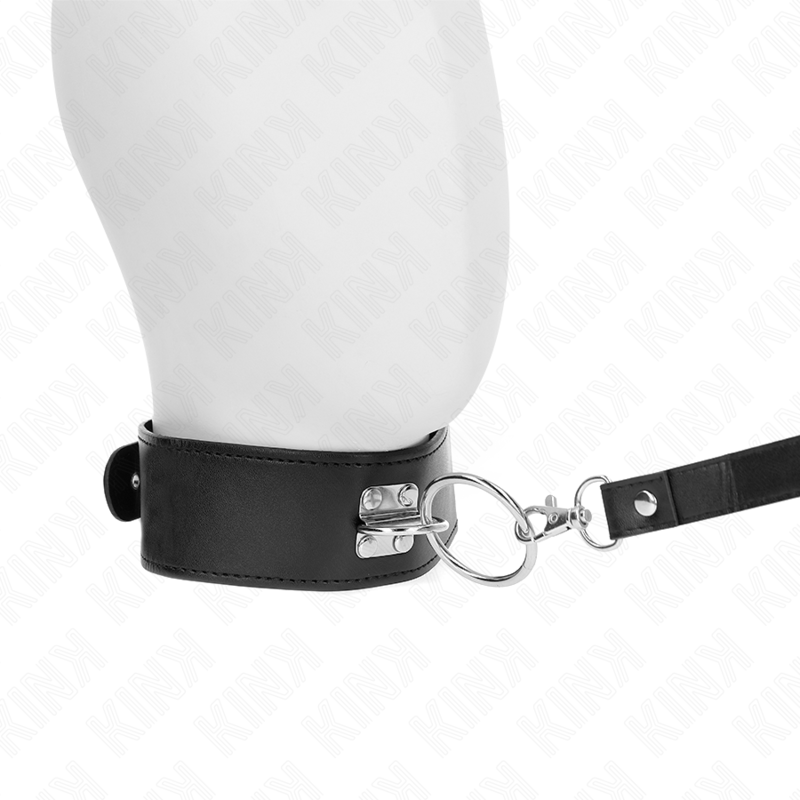 KINK - CORREA CON TACHUELAS 116 CM COLLAR CON CORREA DE CUERO 50 X 5 CM