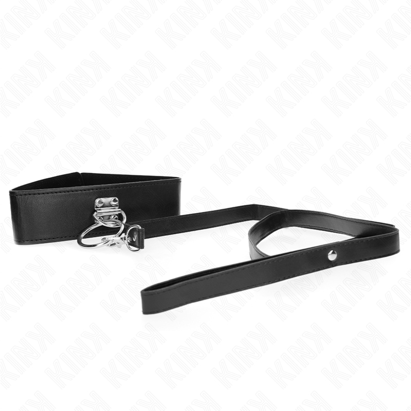 KINK - CORREA CON TACHUELAS 116 CM COLLAR CON CORREA DE CUERO 50 X 5 CM