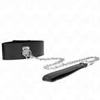 KINK - COLLARE CON CINTURA 65 CM CON AMPIO BRACCIALE NERO REGOLABILE 33,5-41 CM X 5 CM
