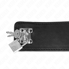 KINK - COLLARE CON CINTURA 65 CM CON AMPIO BRACCIALE NERO REGOLABILE 33,5-41 CM X 5 CM