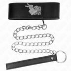 KINK - COLLARE CON CINTURA 65 CM CON AMPIO BRACCIALE NERO REGOLABILE 33,5-41 CM X 5 CM