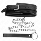 KINK - COLLARE CON BRACCIALE A FIBBIA LUCIDA 65 CM 48,5 CM X 5,3 CM