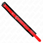 KINK - COLLANA CON BRACCIALETTO ROSSA 65 CM REGOLABILE 36-43 CM X 5 CM