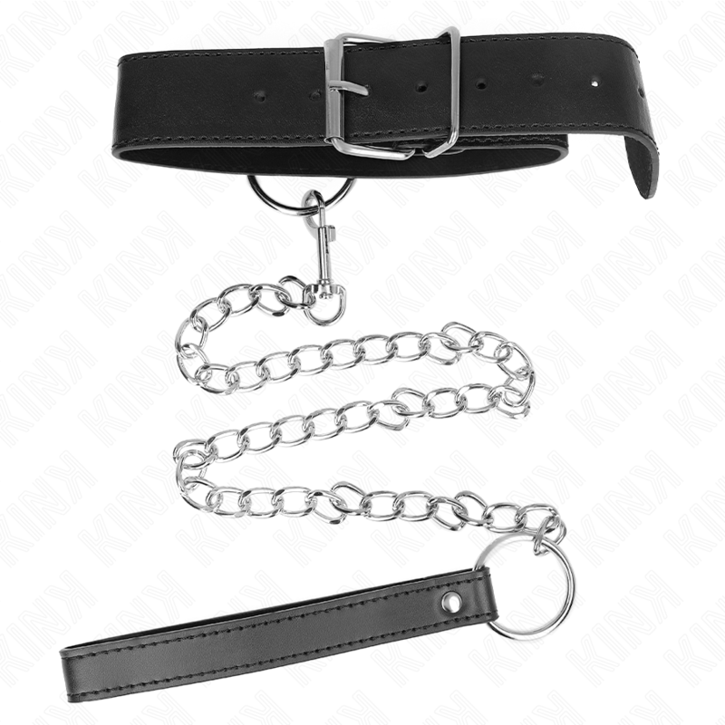 KINK - COLLAR MODELO BÁSICO CON CORREA MODELO 4 AJUSTABLE 36-43 CM