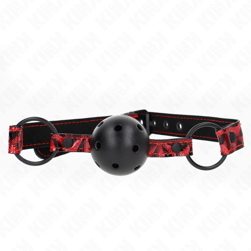 KINK - GAG A PALLINA MOTIVO DIAMANTE 4,5 CM MODELLO 2 64,5 CM REGOLABILE 42-60 CM