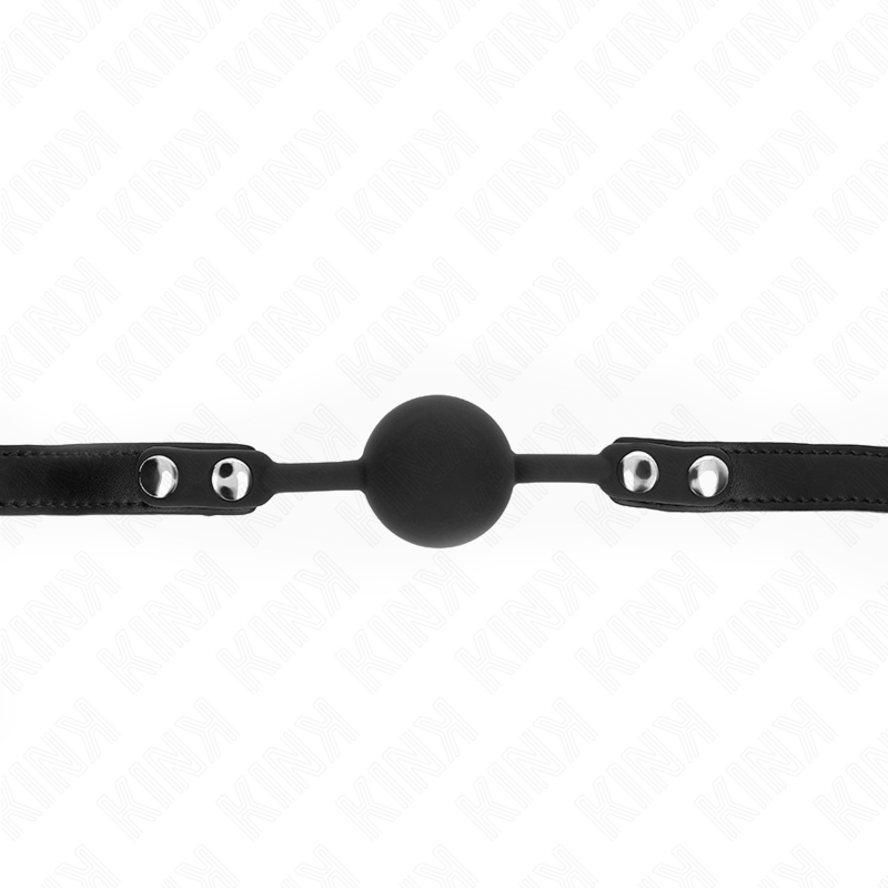 KINK - MODELO 1 BOLA DE SILICONA 4 CM MORDAZA CON CERRADURA 60 x 2 CM
