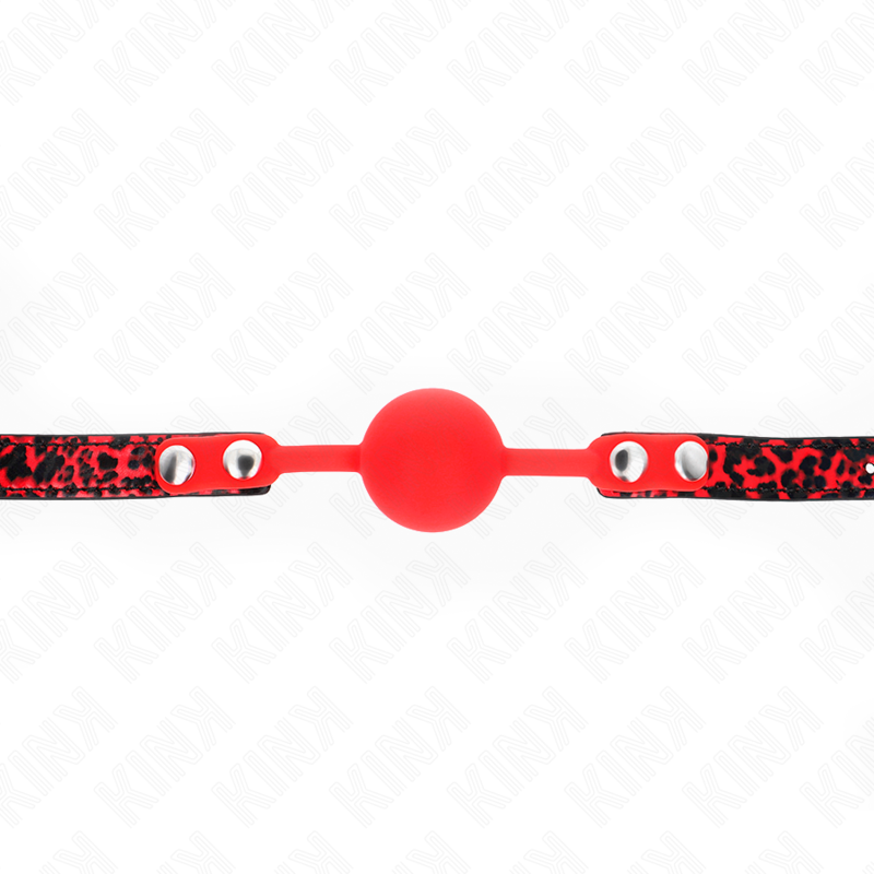 KINK - BOLA DE SILICONA 4 CM MORDAZA MODELO 2 60 x 2 CM