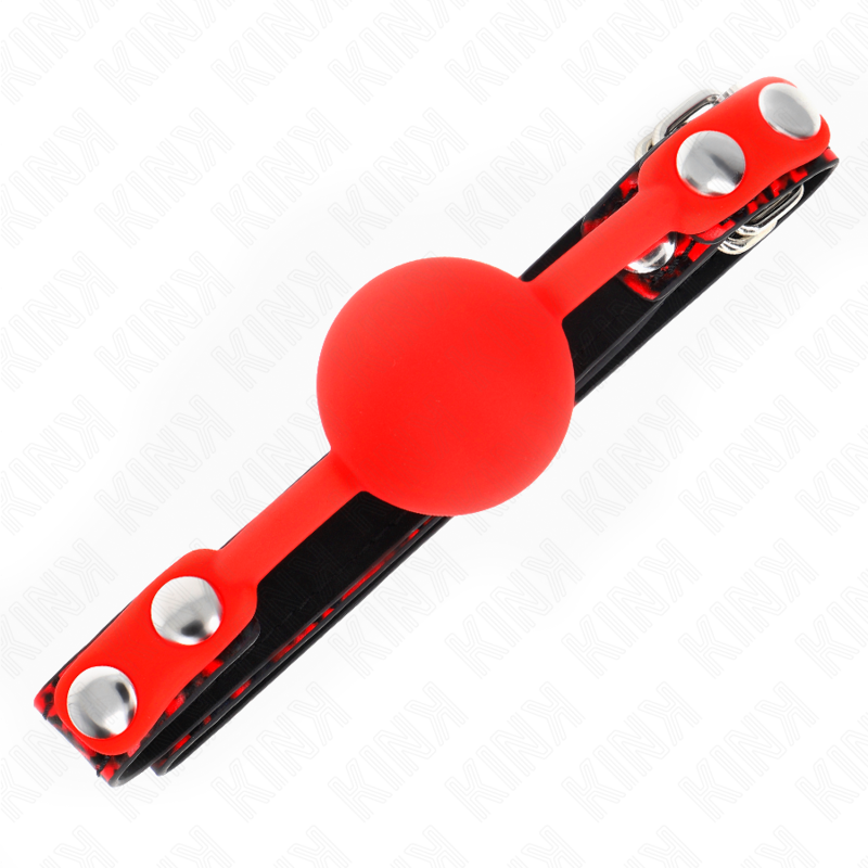 KINK - BOLA DE SILICONA 4 CM MORDAZA MODELO 2 60 x 2 CM