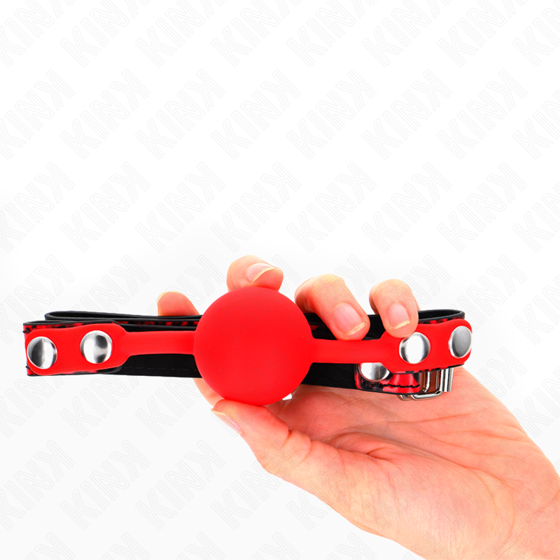 KINK - BOLA DE SILICONA 4 CM MORDAZA MODELO 2 60 x 2 CM
