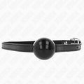 KINK - SIMPLE SOLID BLACK 4 CM BALL GAG 65 x 1.5 CM