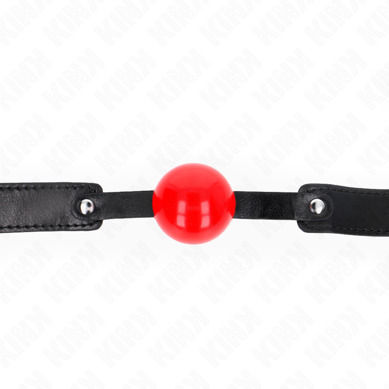 KINK - BOLA TPE BLANDA 4 CM MORDAZA MODELO 1 66 x 2,5 CM AJUSTABLE 41-61 CM