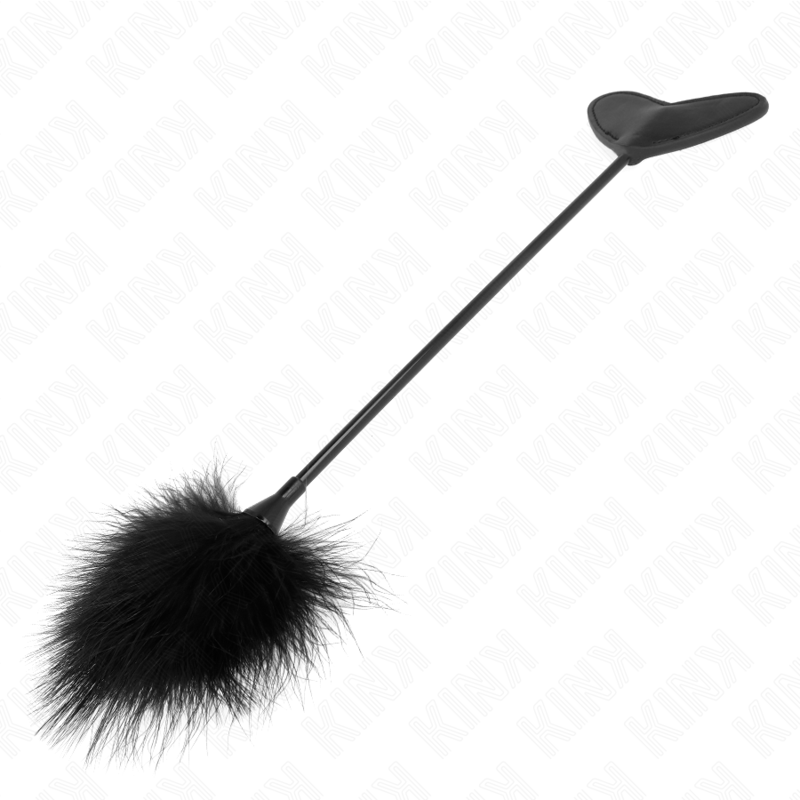 KINK - PLUMAS COSQUILLAS CON PALETA CORAZÓN 31 CM