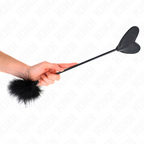 KINK - PLUMAS COSQUILLAS CON PALETA CORAZÓN 31 CM