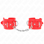 KINK - 3 ESPOSAS AJUSTABLES ROJAS 17,5-25 CM X 6 CM