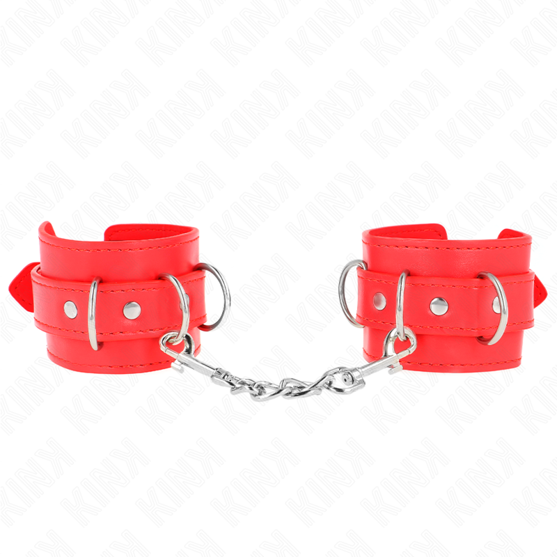 KINK - 3 ESPOSAS AJUSTABLES ROJAS 17,5-25 CM X 6 CM