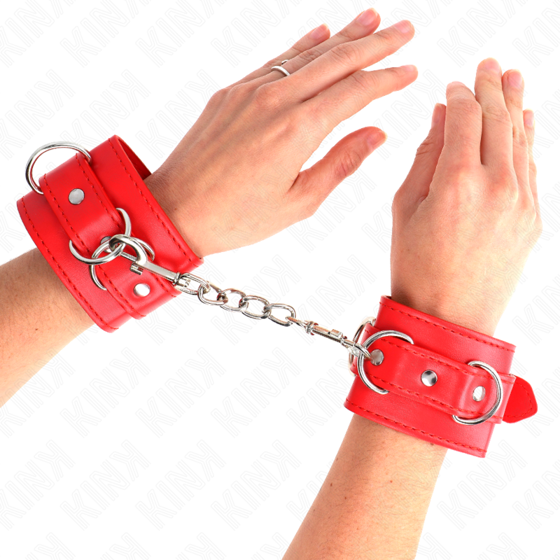 KINK - 3 ESPOSAS AJUSTABLES ROJAS 17,5-25 CM X 6 CM