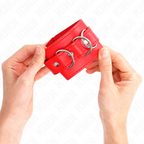 KINK - 3 ESPOSAS AJUSTABLES ROJAS 17,5-25 CM X 6 CM