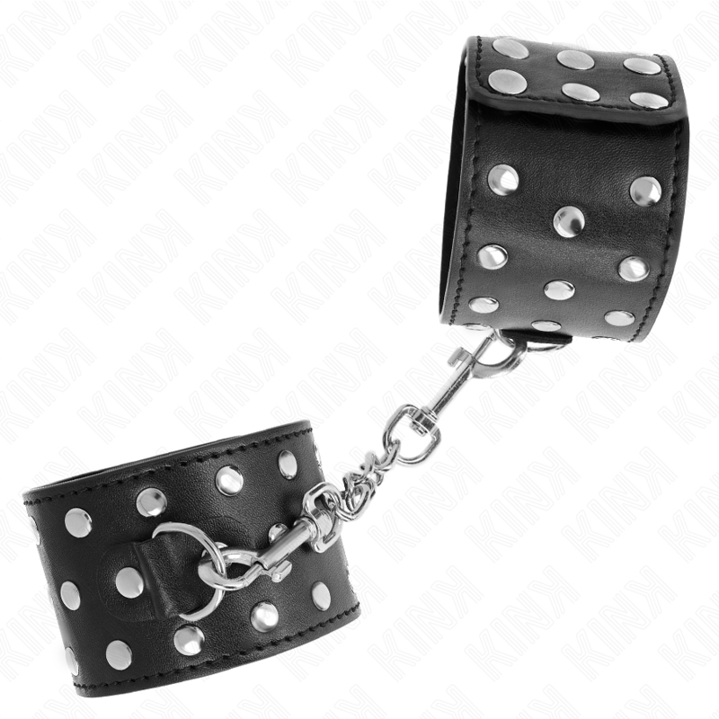 KINK - MUÑEQUERAS PUNK AJUSTABLES 19-24 CM X 5,5 CM