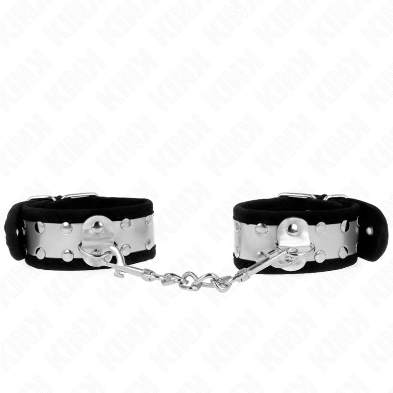 KINK - ESPOSAS FINAS NEGRO / PLATA 30 X 4 CM