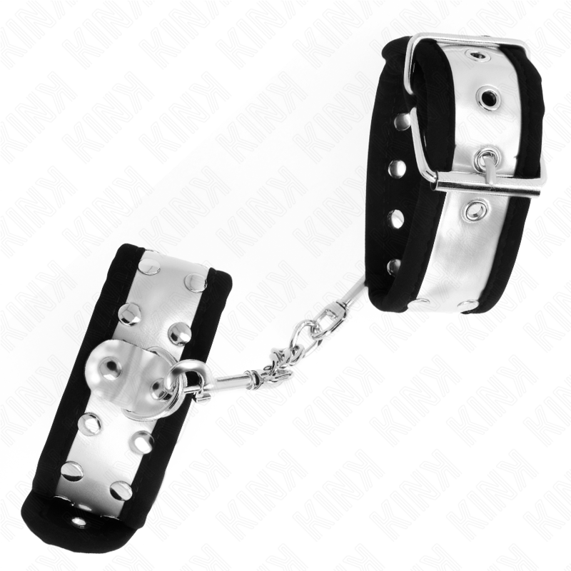 KINK - ESPOSAS FINAS NEGRO / PLATA 30 X 4 CM