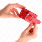 KINK - ADJUSTABLE THIN RED HANDCUFFS 21-33 CM
