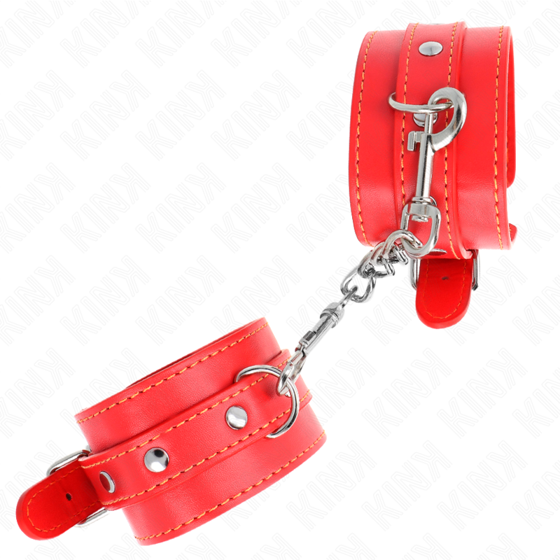 KINK - ADJUSTABLE THIN RED HANDCUFFS 21-33 CM